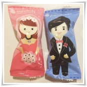 婚禮棉花糖-粉紗新娘 Marshmallow 每包10g (壹對)